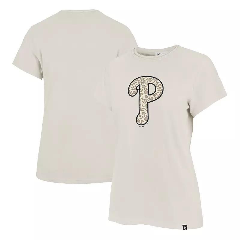 Womens 47 Oatmeal Philadelphia Phillies Imprint Frankie T-Shirt Product Image