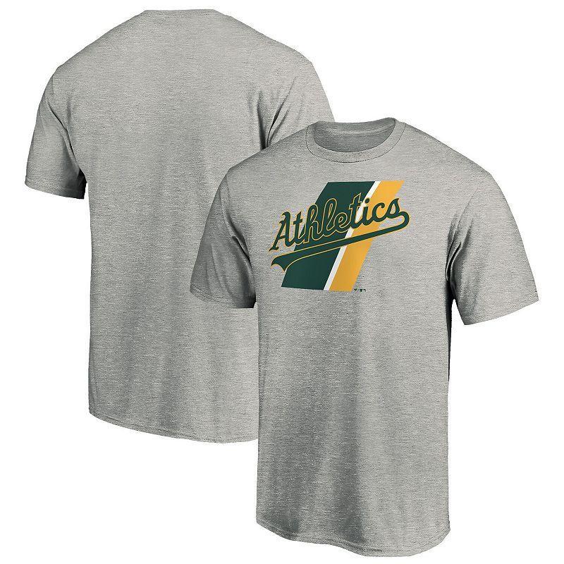 Mens Fanatics Branded Heathered Gray Oakland Athletics Prep Squad T-Shirt Product Image