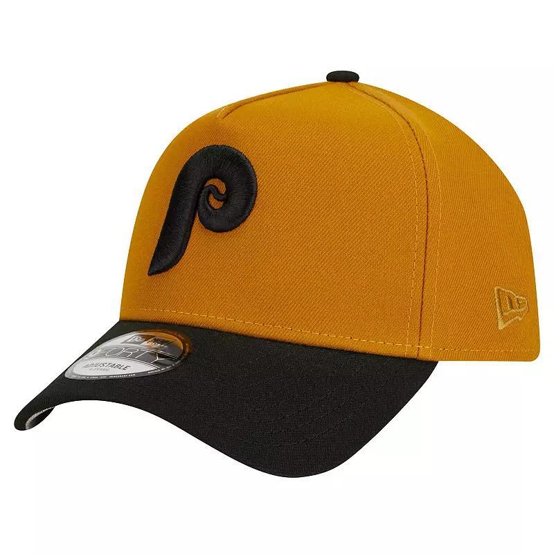 Mens New Era /Black Philadelphia Phillies Rustic A-Frame 9FORTY Adjustable Hat Product Image