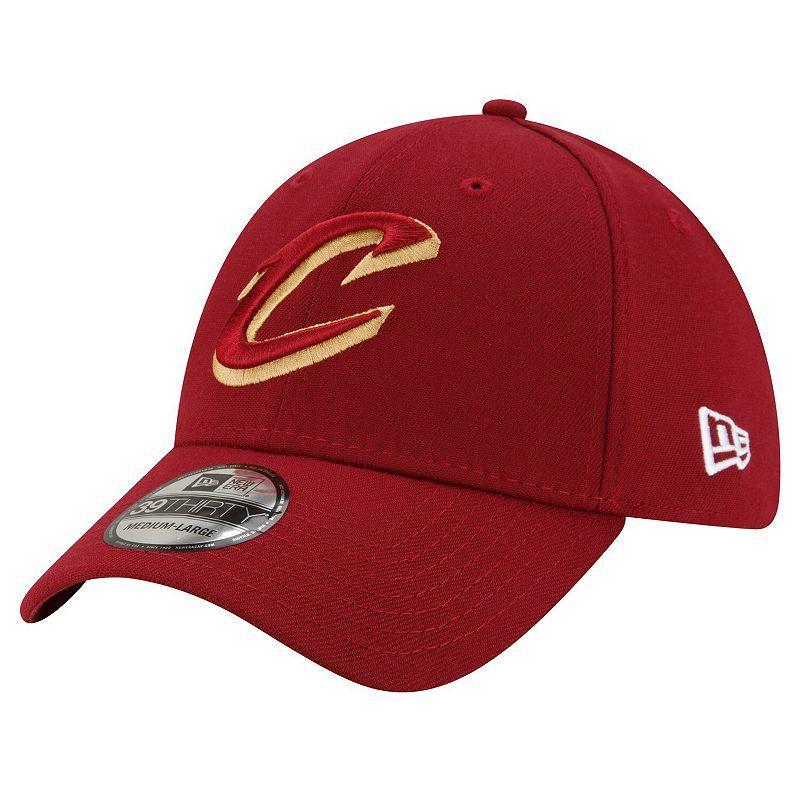 Mens New Era Wine Cleveland Cavaliers Logo 39THIRTY Flex Hat Product Image