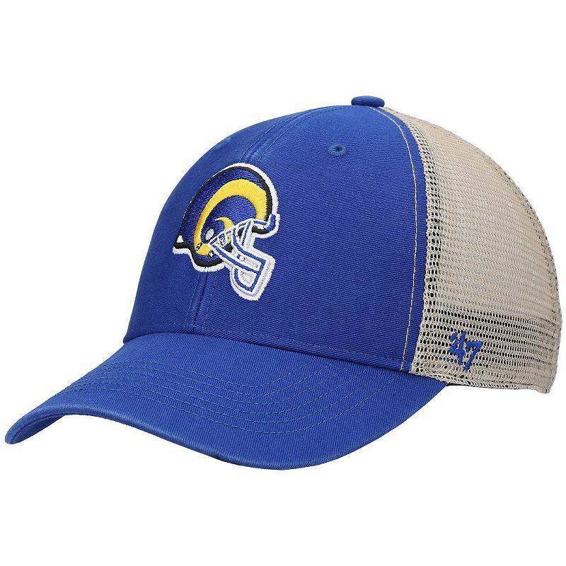 Mens 47 Royal/Natural Los Angeles Rams Flagship MVP Snapback Hat Product Image