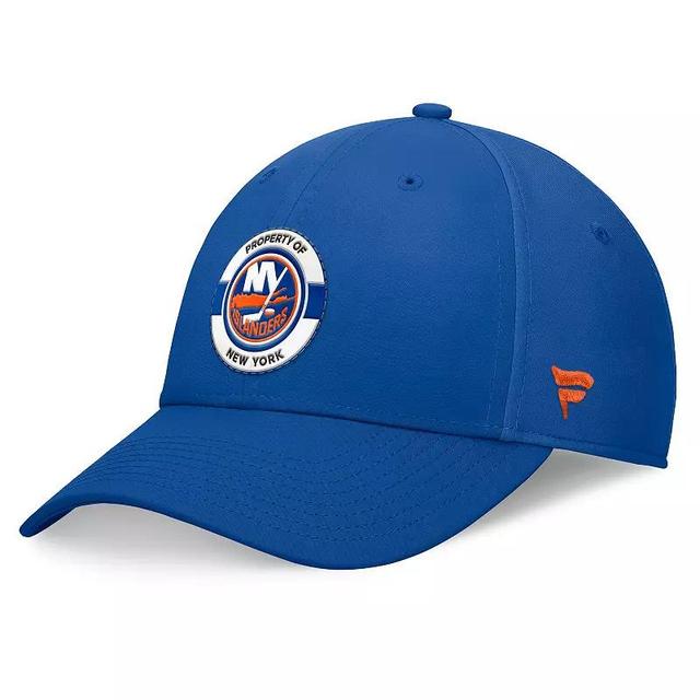 Mens Fanatics Blue Edmonton Oilers Authentic Pro Training Camp Flex Hat Product Image