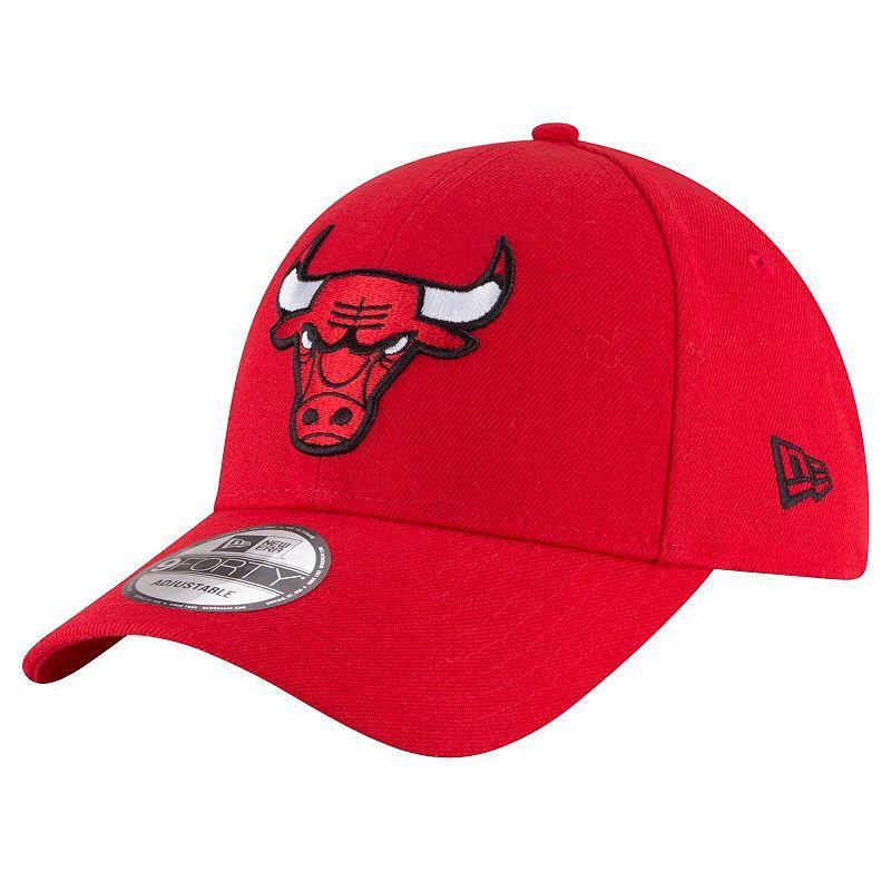 Mens New Era Red Chicago Bulls The League 9FORTY Adjustable Hat Product Image