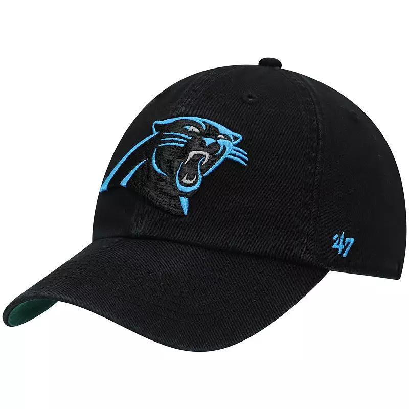 Mens 47 Black Carolina Panthers Franchise Logo Fitted Hat Product Image