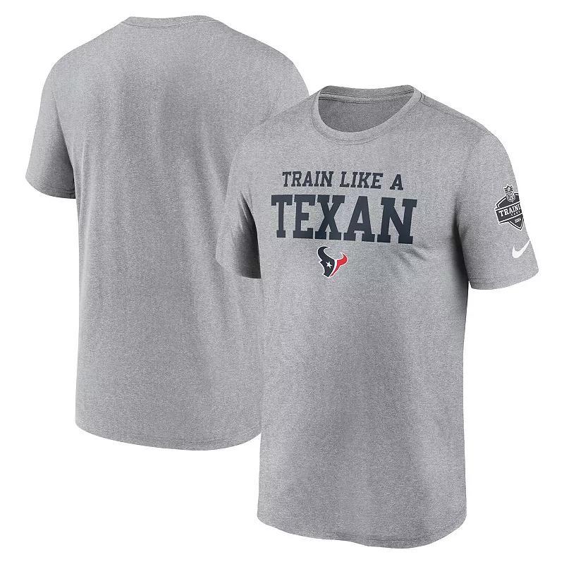 Mens Nike Heather Gray New York Jets 2024 NFL Training Camp Legend Performance T-Shirt Product Image