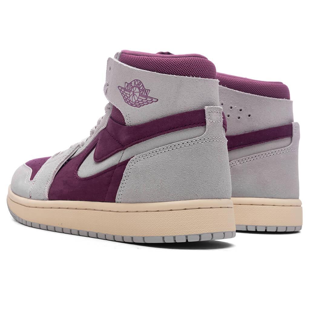 Women's  Air Jordan 1 Zoom CMFT 2 - Bordeaux/Neutral Grey/Light Bordeaux Female Product Image