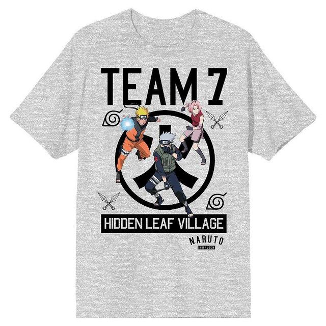 Mens Naruto Team 7 Heather Tee Product Image