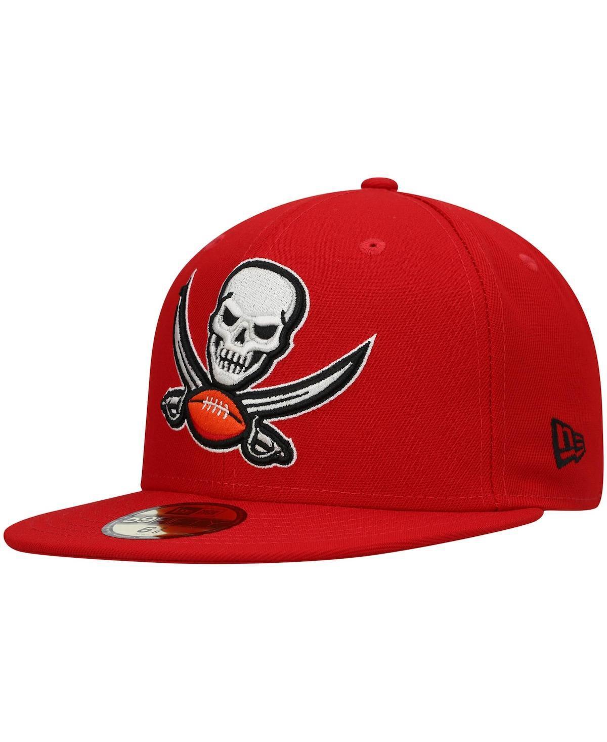 Mens New Era Red Tampa Bay Buccaneers Elemental 59FIFTY Fitted Hat Product Image