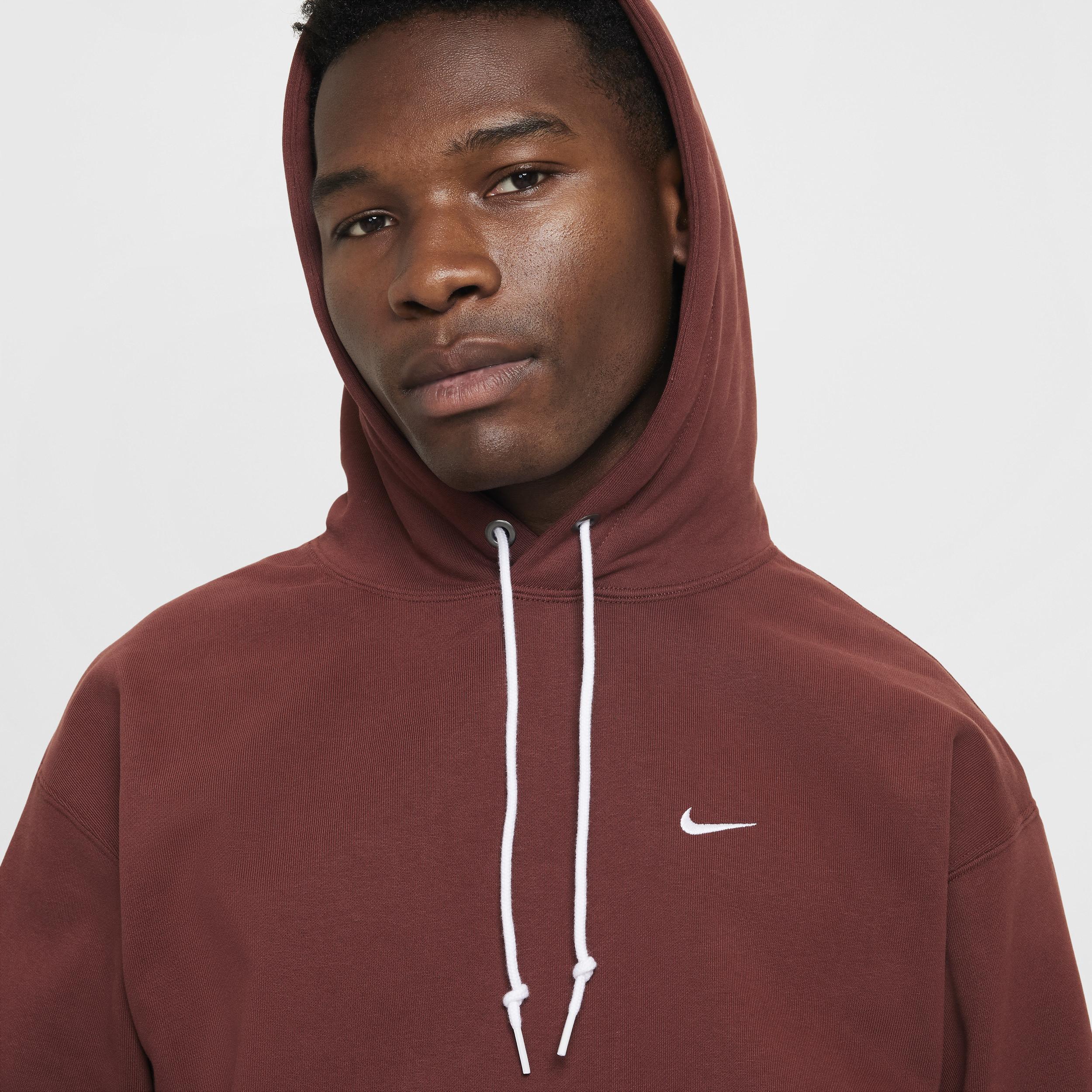 Nike Men's Solo Swoosh Fleece Pullover Hoodie Product Image