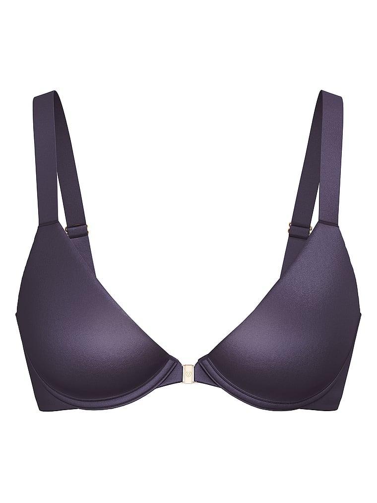 Smooth Lightly Lined Front-Close Full-Coverage Bra Product Image