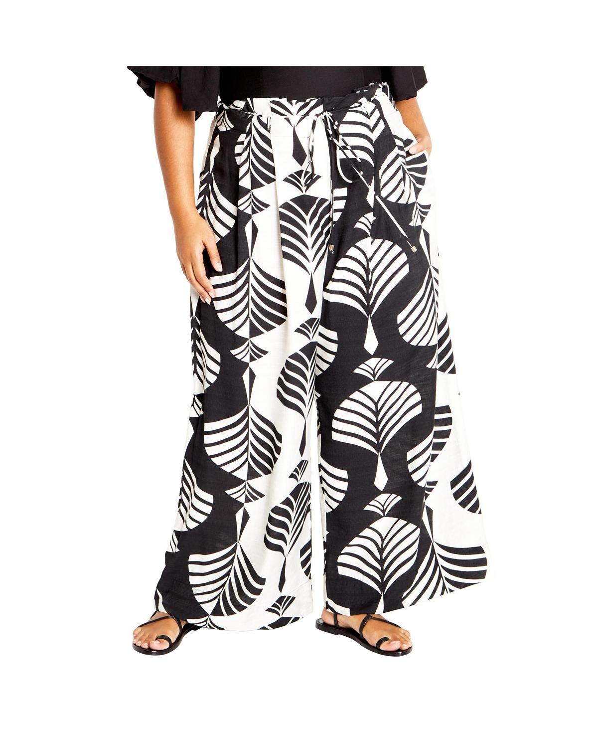 City Chic Womens Peta Print Pant product image