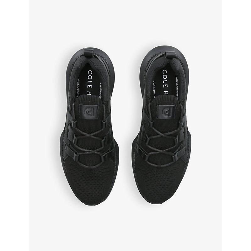 COLE HAAN Mens Black Grandmøtion Stitchlite Ii Panelled Woven Low-top Trainers Product Image