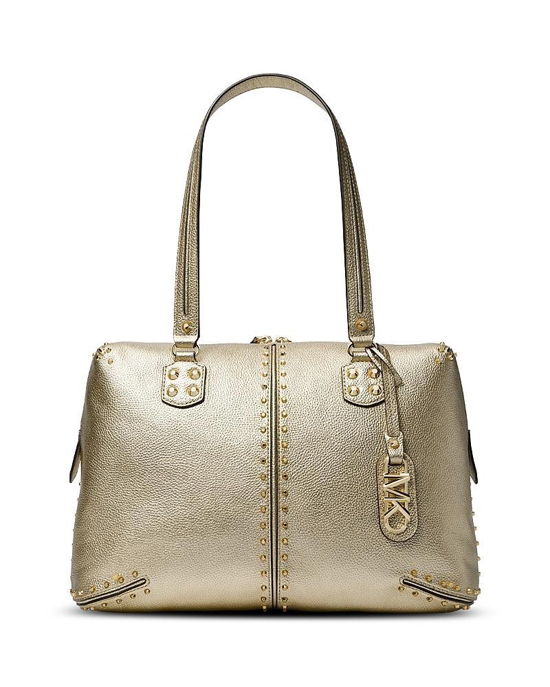 Astor Large Studded Leather Tote Bag Product Image