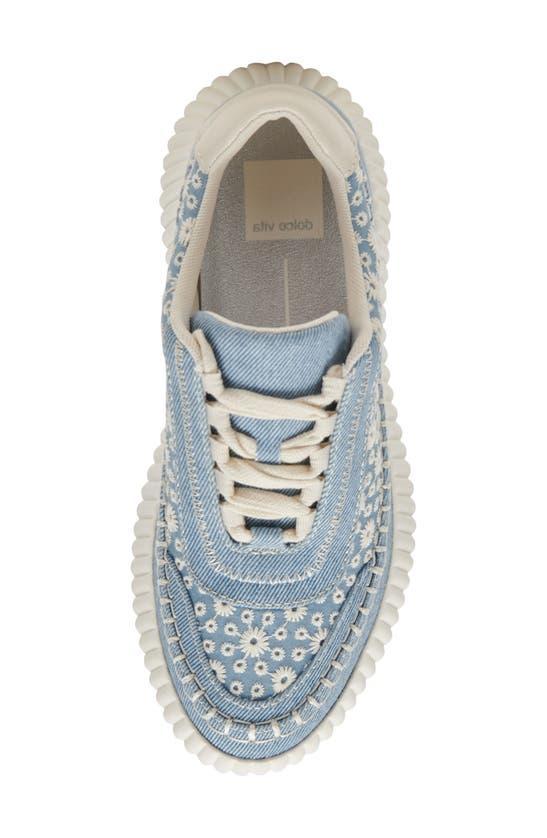 DOLCE VITA Dolen Platform Sneaker In Blue Floral Denim Product Image