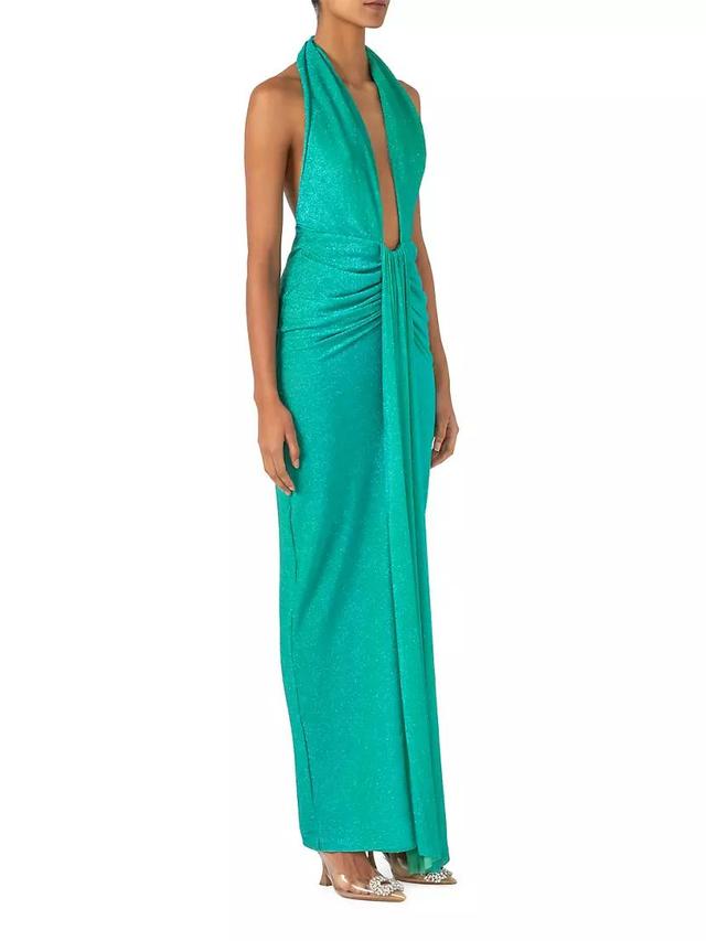 Sarakiniko Nana Halterneck Maxi Dress Product Image