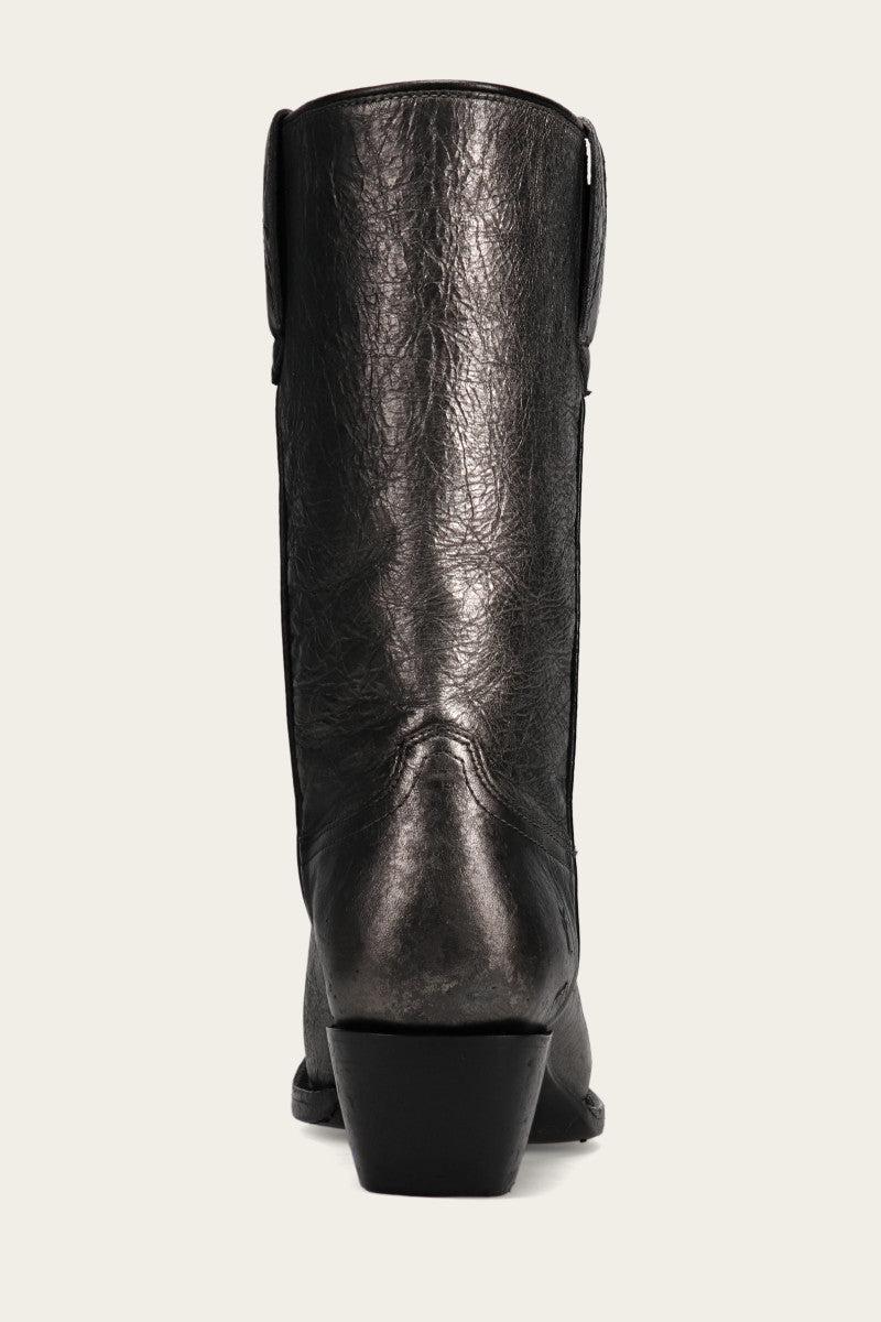 Frye Sacha Embossed Leather Western Mid Boots Product Image