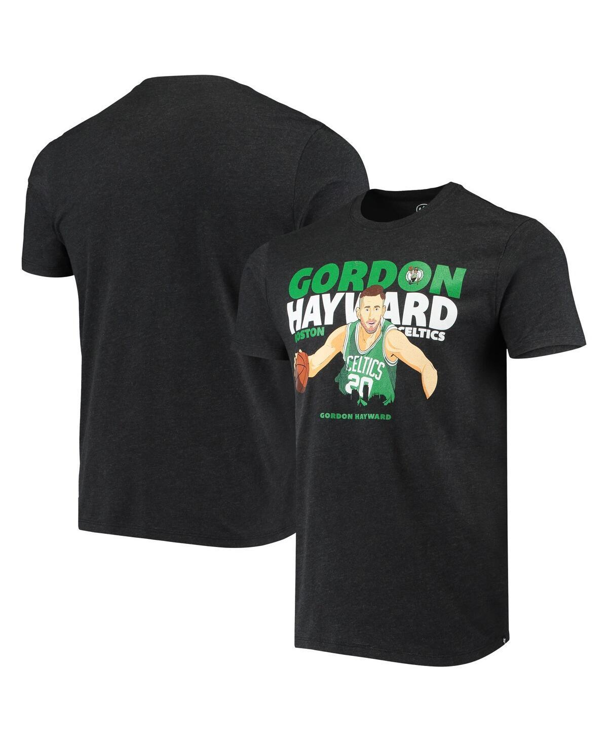 Mens Gordon Hayward Heathered Boston Celtics Player Graphic T-Shirt Product Image