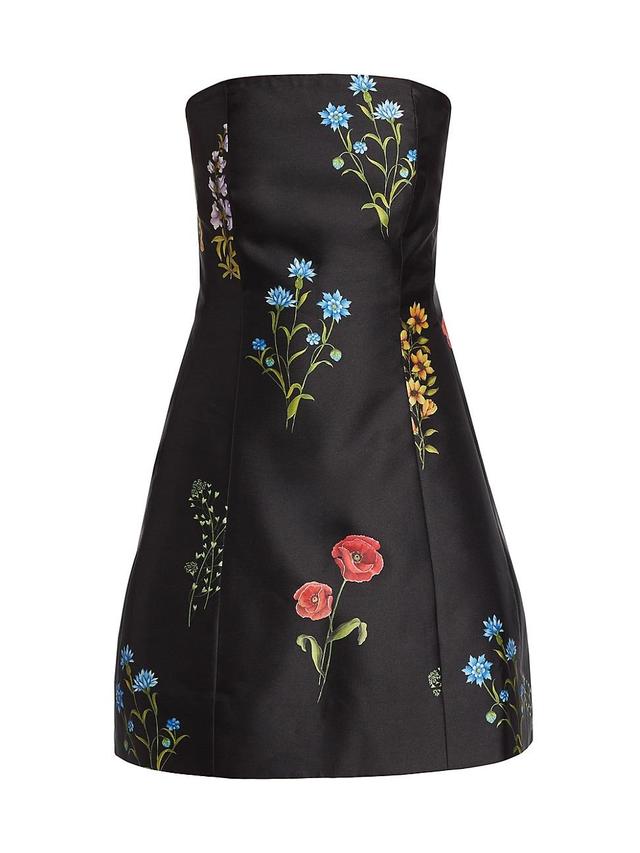 Womens Alanna Floral Strapless Dress Product Image