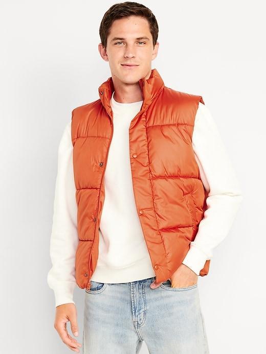 Water-Resistant Puffer Vest Product Image