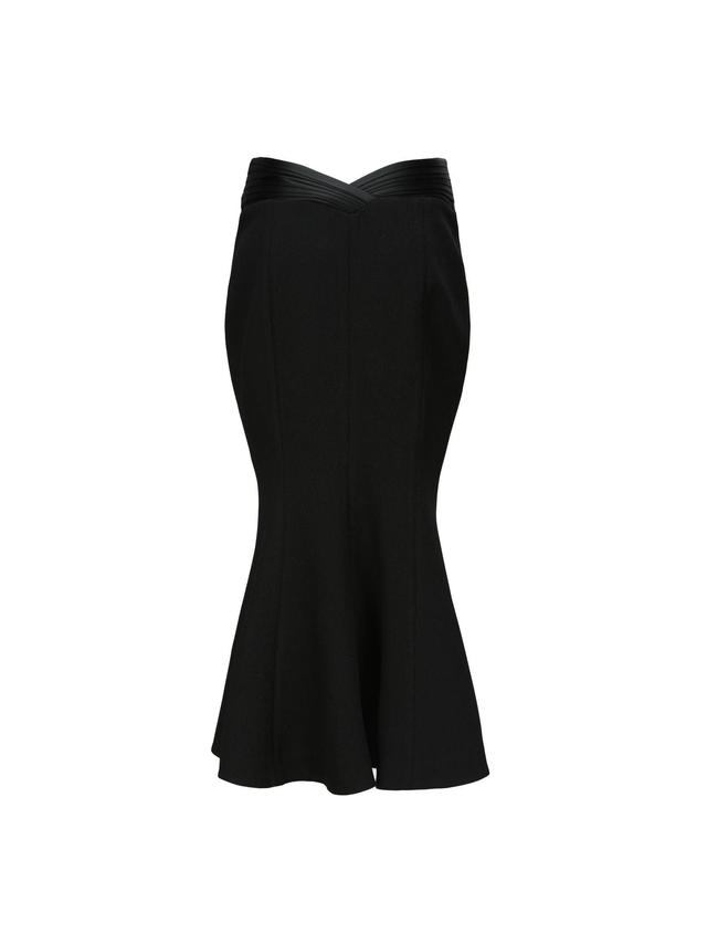 Belle Satin Skirt (Black) (Final Sale) Product Image