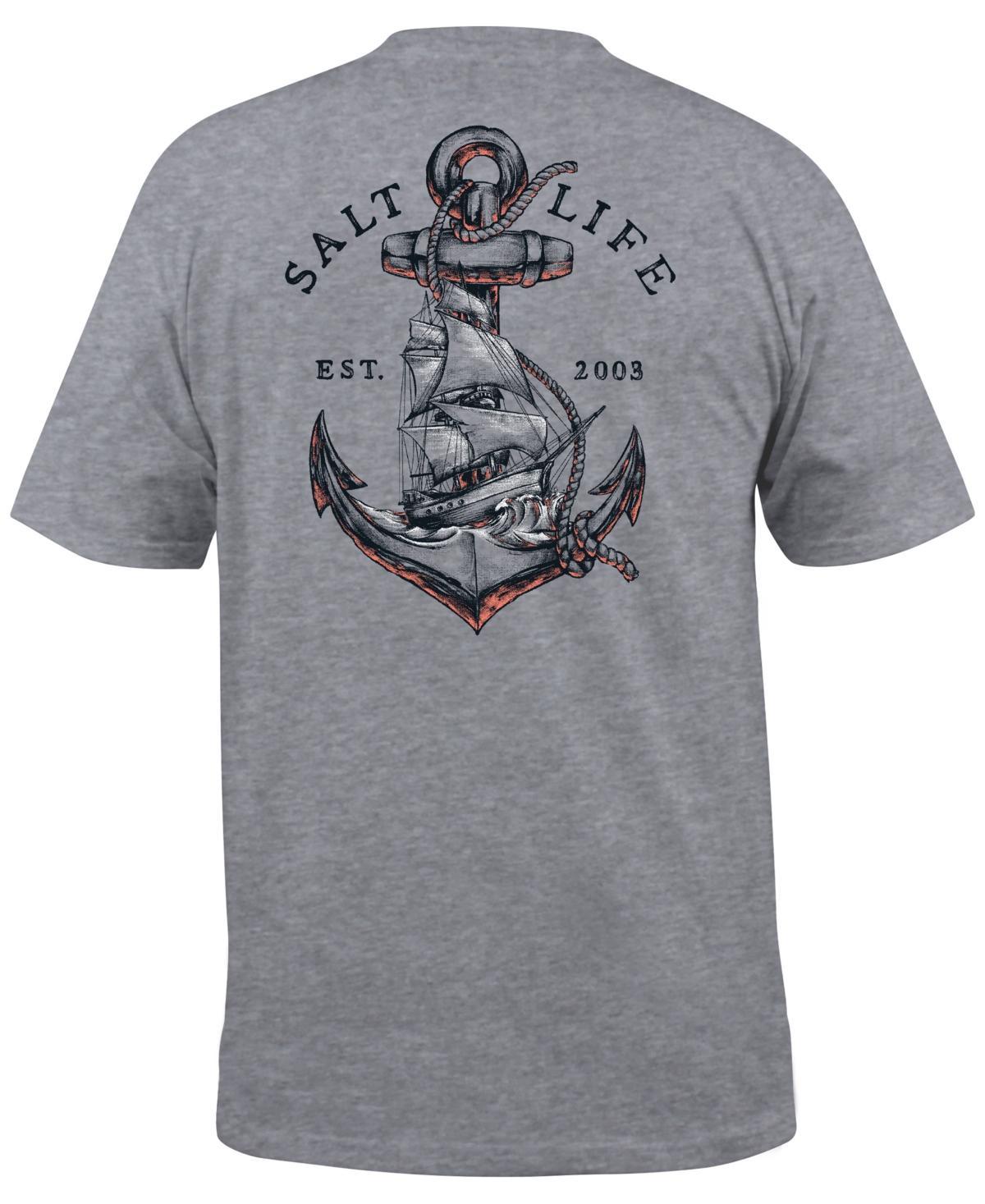 Salt Life Mens Voyager Short-Sleeve Graphic Pocket T-Shirt Product Image