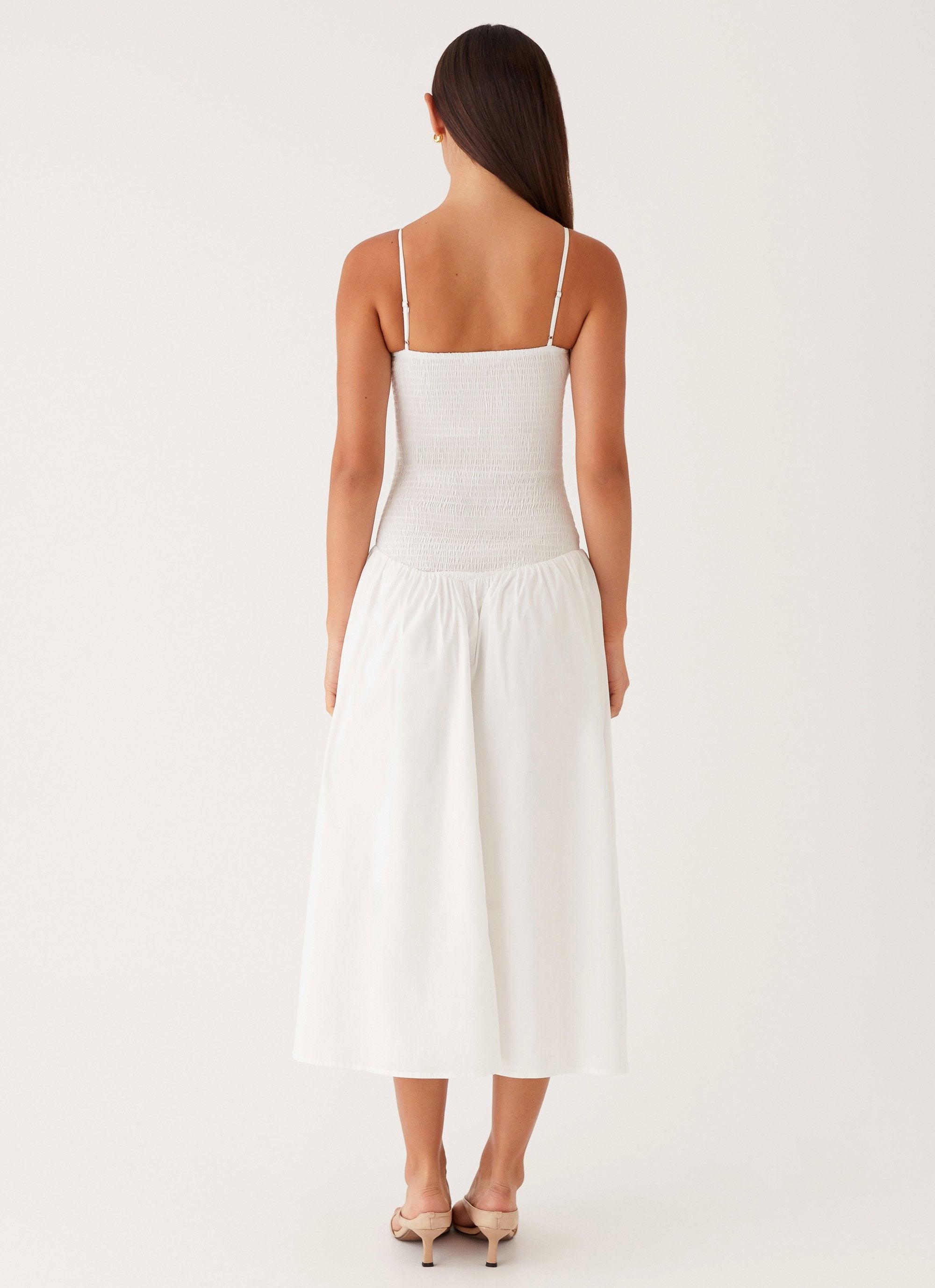 Natalyi Midi Dress - White Product Image