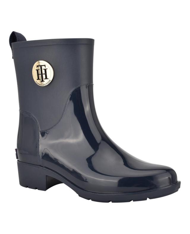 Tommy Hilfiger Womens Kippa Rain Boots - Black Product Image