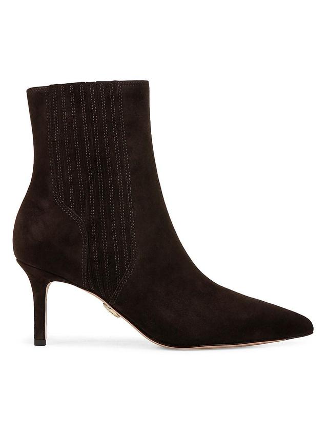 Womens Lisa 70MM Suede Ankle Boots Product Image