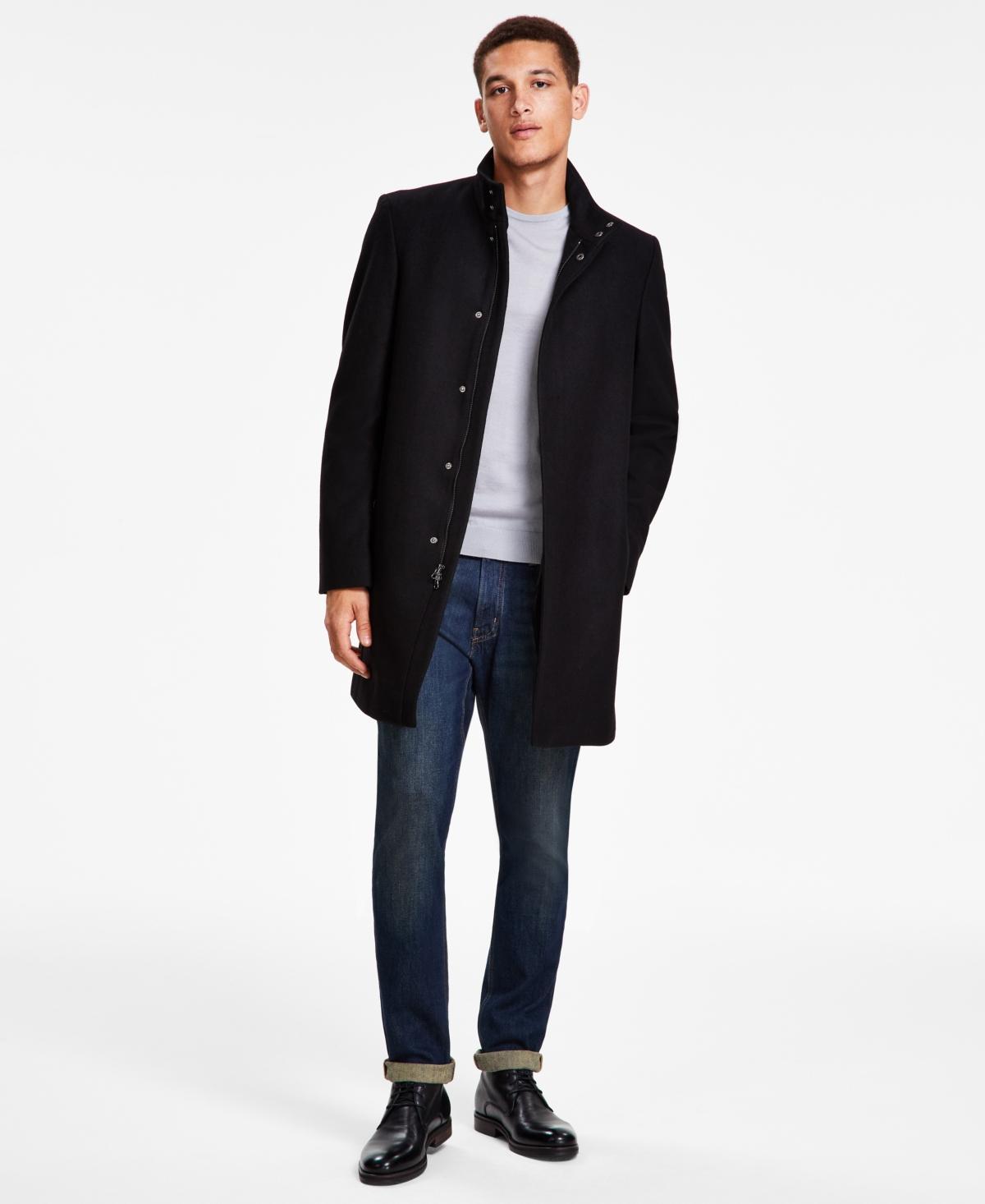 Calvin Klein Mens Mayden Slim-Fit Overcoat Product Image