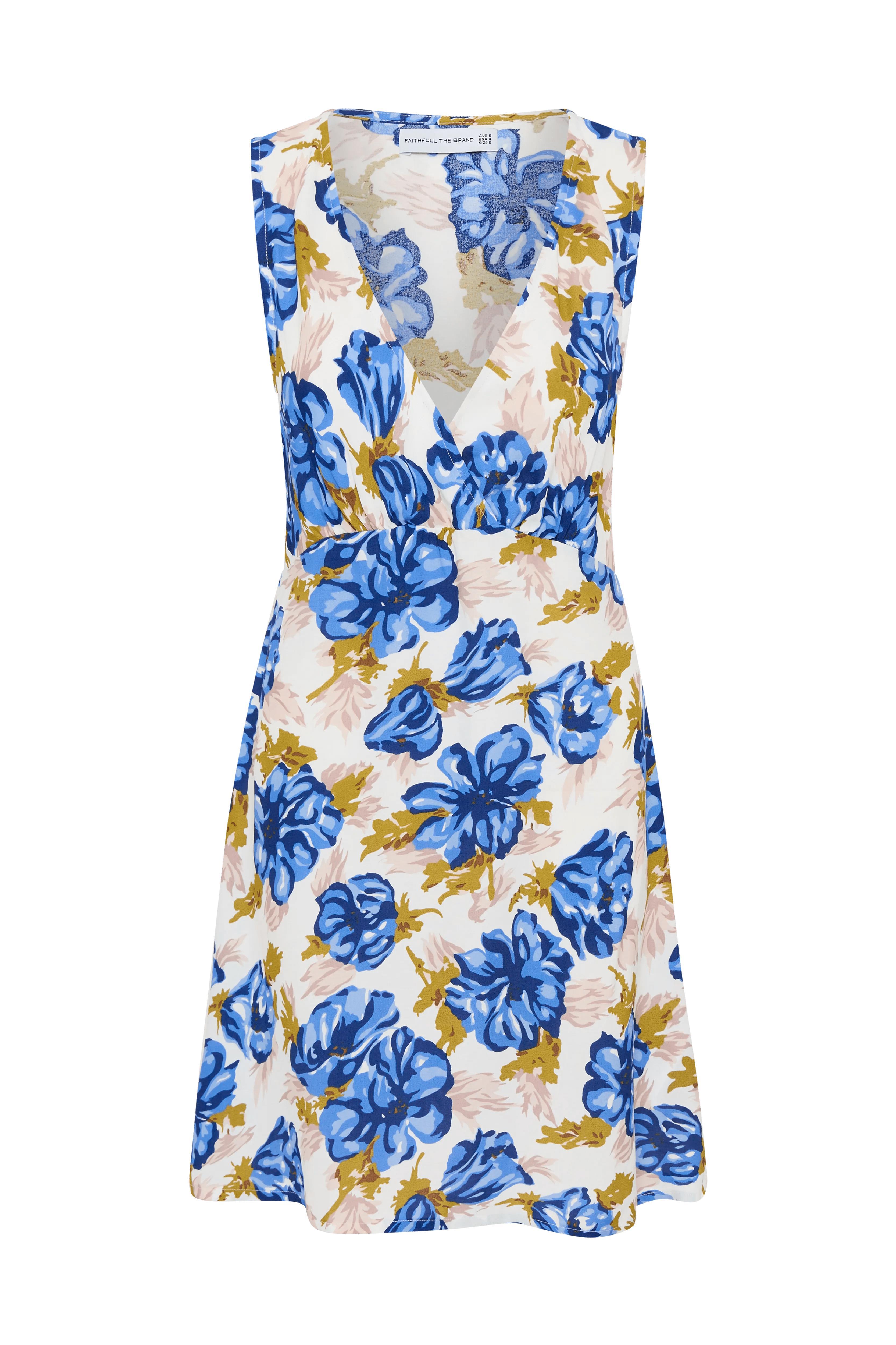 Penne Mini Dress Isadora Floral Navy - Final Sale Product Image