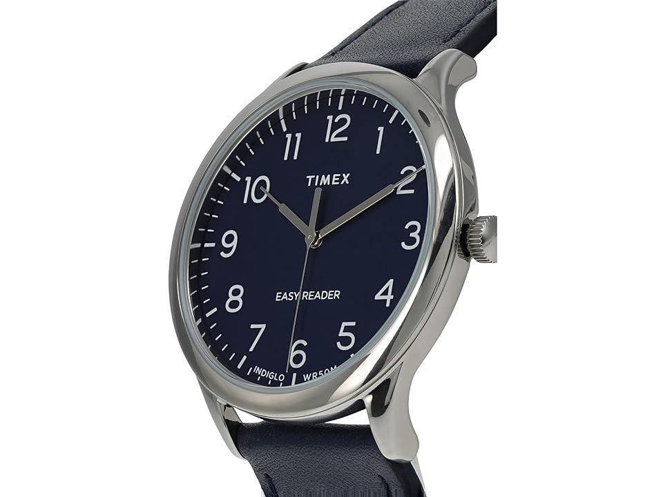 Timex Easy Reader Leather Strap Watch, 40mm Product Image