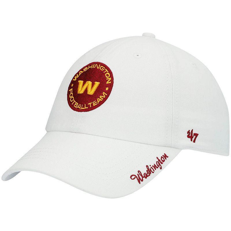 Womens 47 White Washington Football Team Miata Clean Up Logo Adjustable Hat Product Image