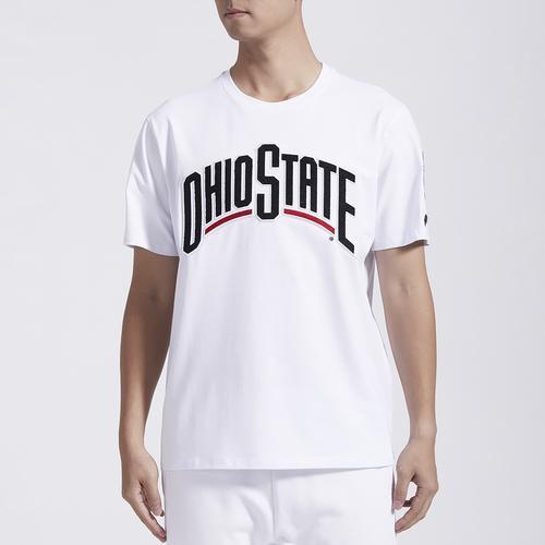 Pro Standard Mens Ohio State Classic T-Shirt - White/Red Product Image