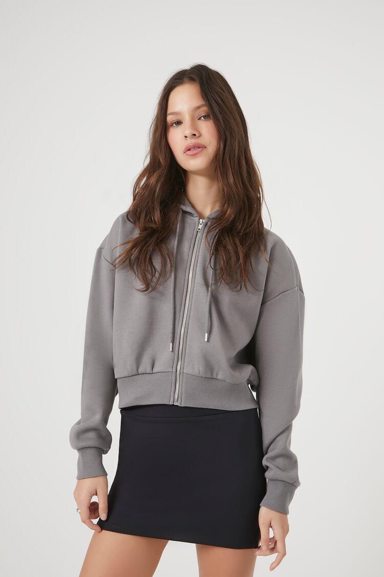 Fleece Zip-Up Hoodie | Forever 21 Product Image