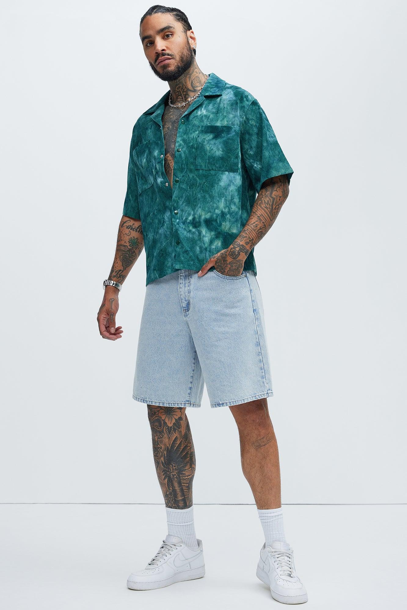 Atlantic Tie Dye Shirt - Green Product Image