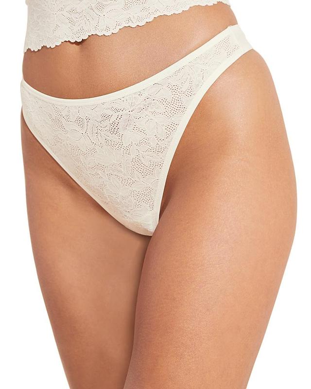 Eberjay Mid Rise Lace Thong Product Image