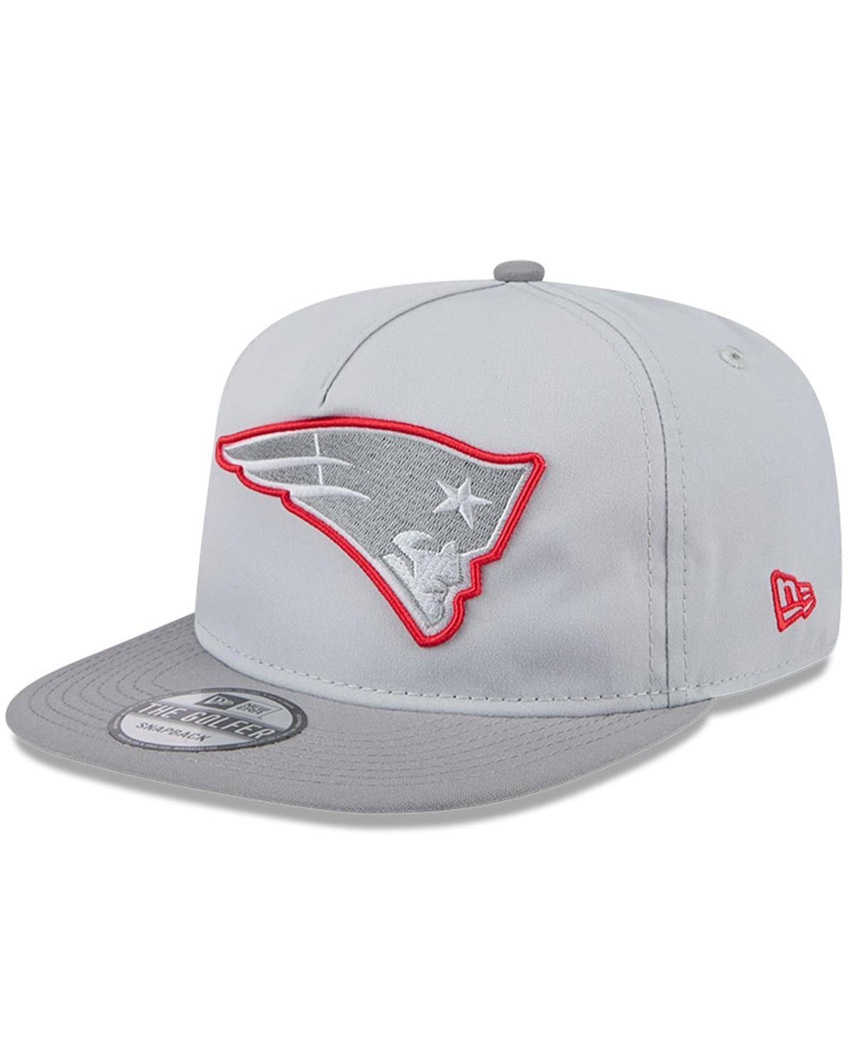 New Era Mens Gray New England Patriots 2024 Nfl Training Camp Golfer Snapback Hat Product Image