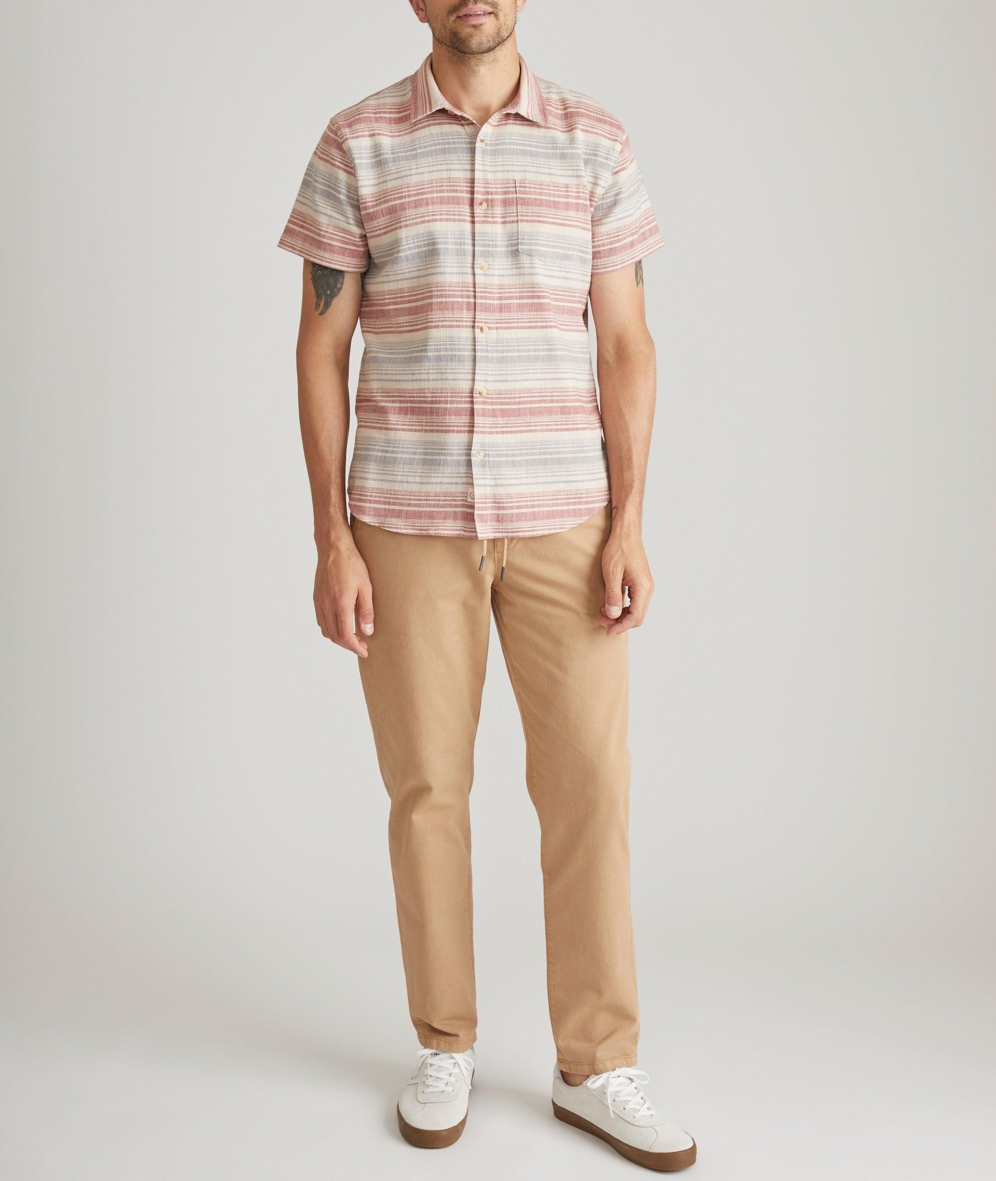 Stretch Selvage Short Sleeve Shirt Product Image