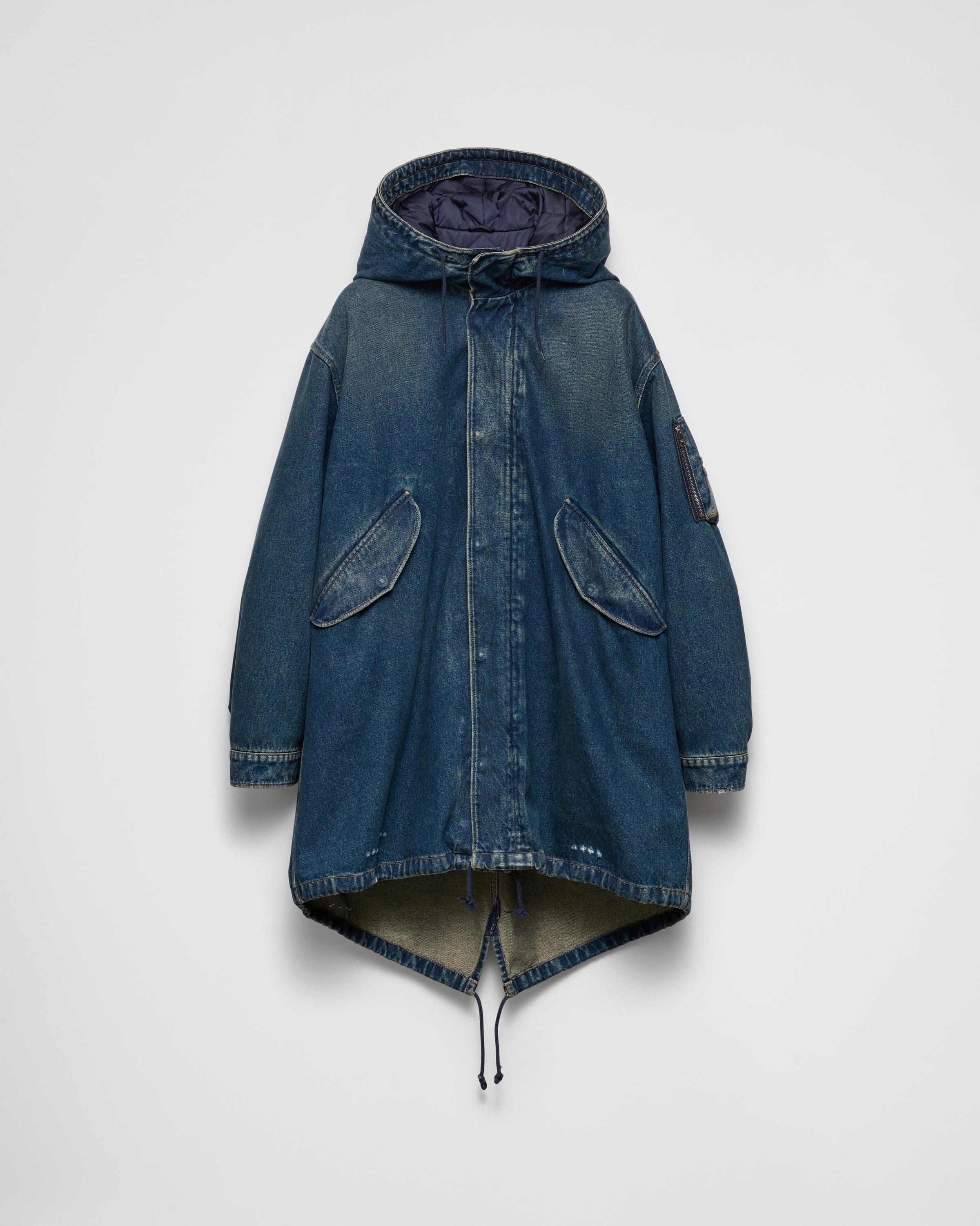 Padded denim jacket product image