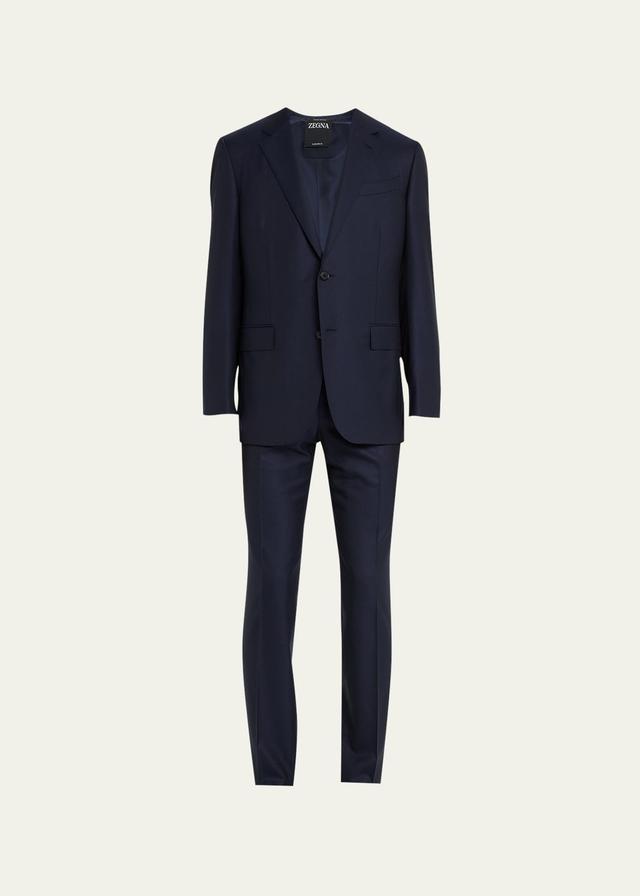 ZEGNA 15Milmil15 Micro Pattern Wool Suit Product Image