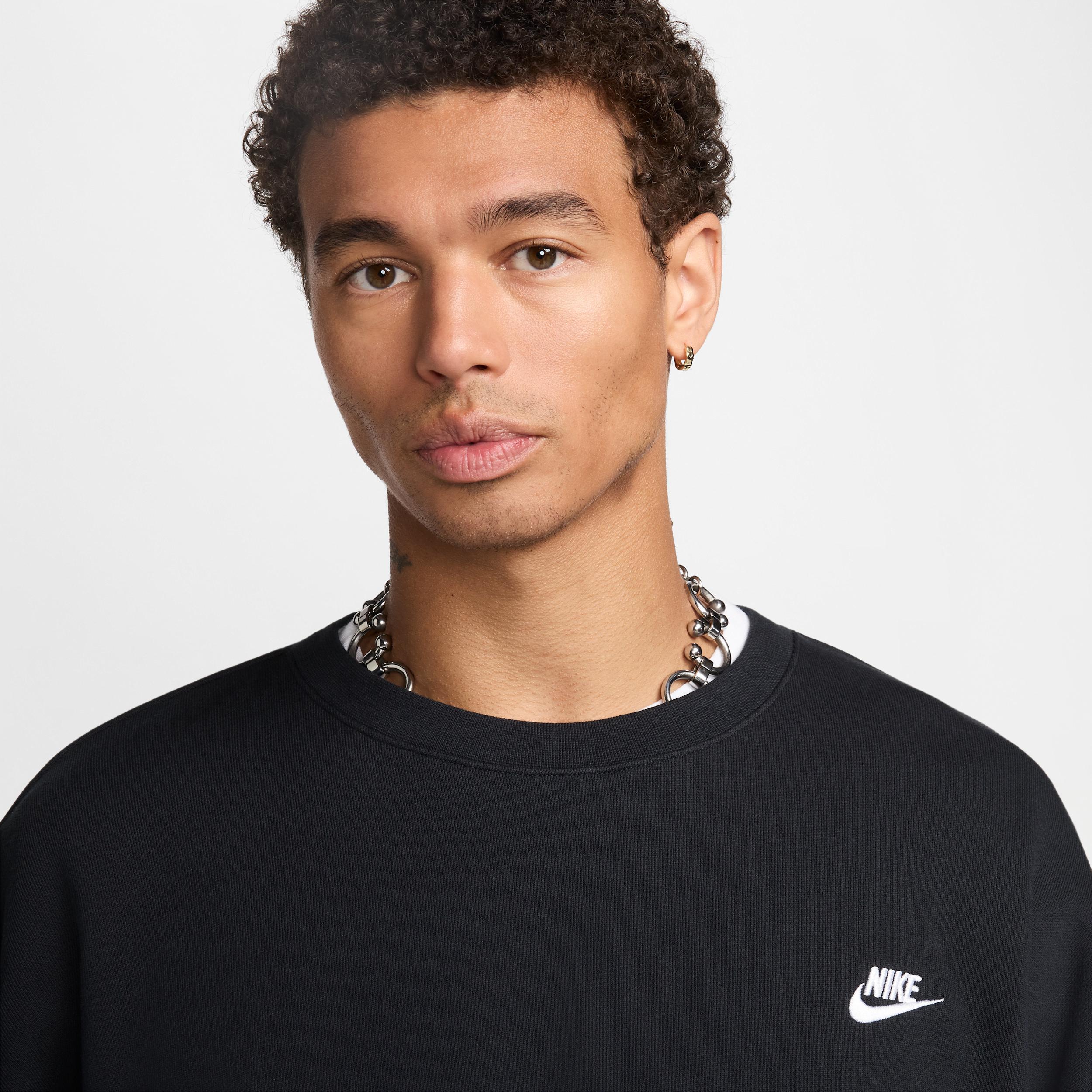 Nike Men's Club Fleece Oversized French Terry Crew Product Image