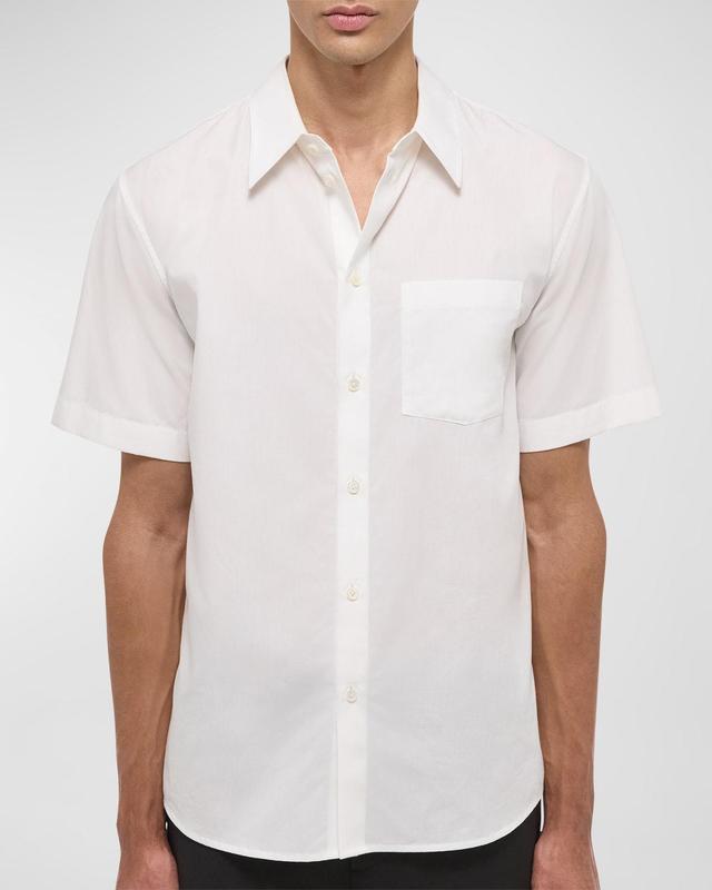 Mens Cotton Button-Front Shirt Product Image