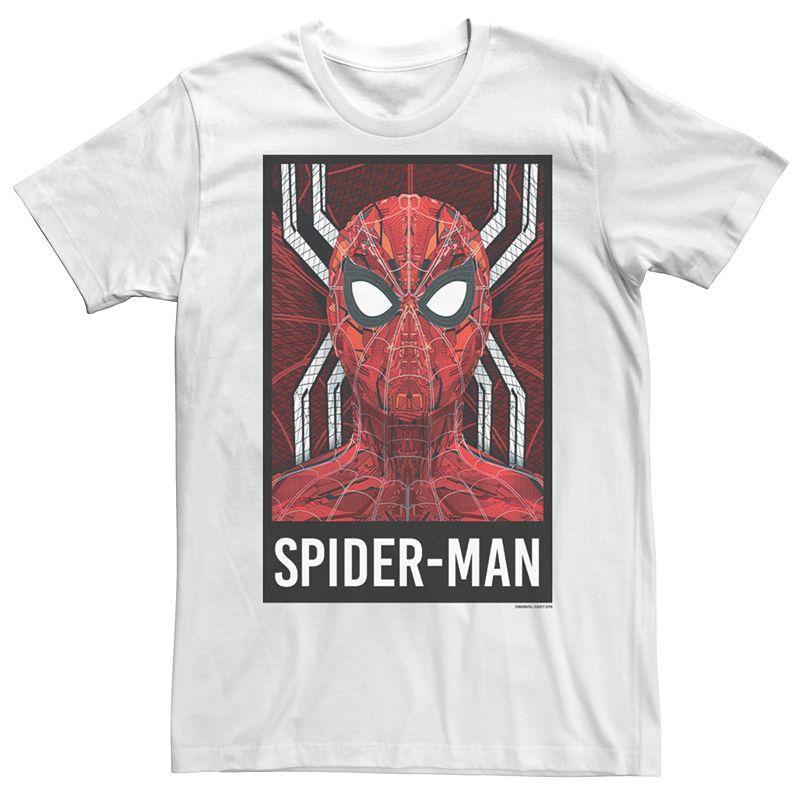 Mens Marvel Spider-Man Portrait Tee Natural Product Image