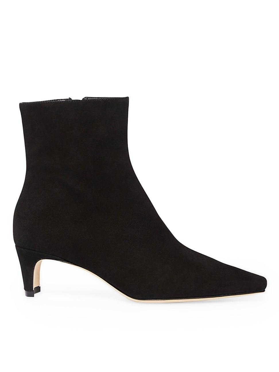 Womens Wally 45MM Suede Ankle Boots Product Image