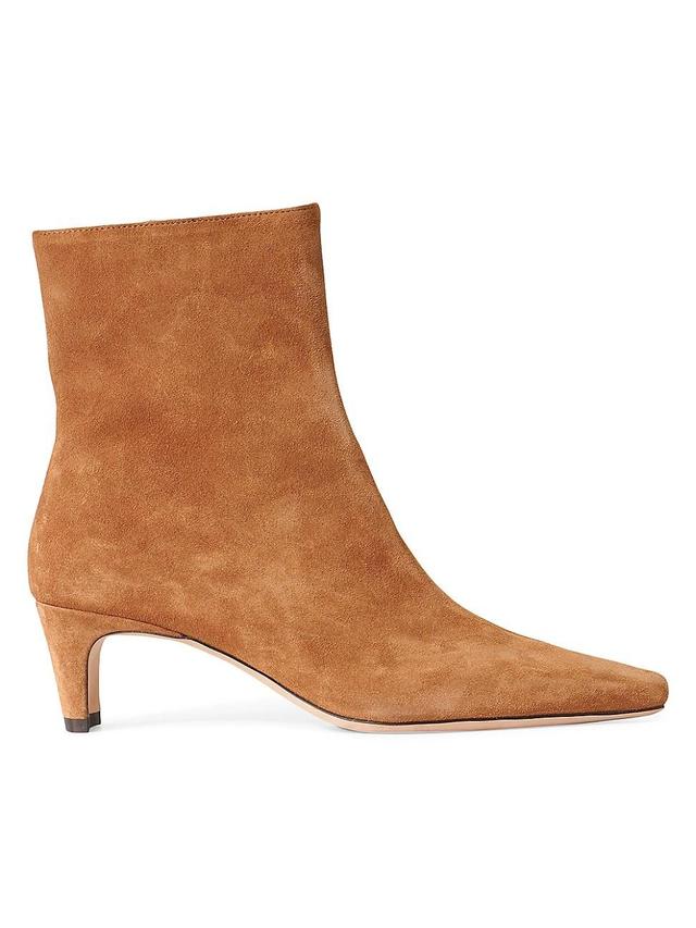 Womens Wally 45MM Suede Ankle Boots Product Image