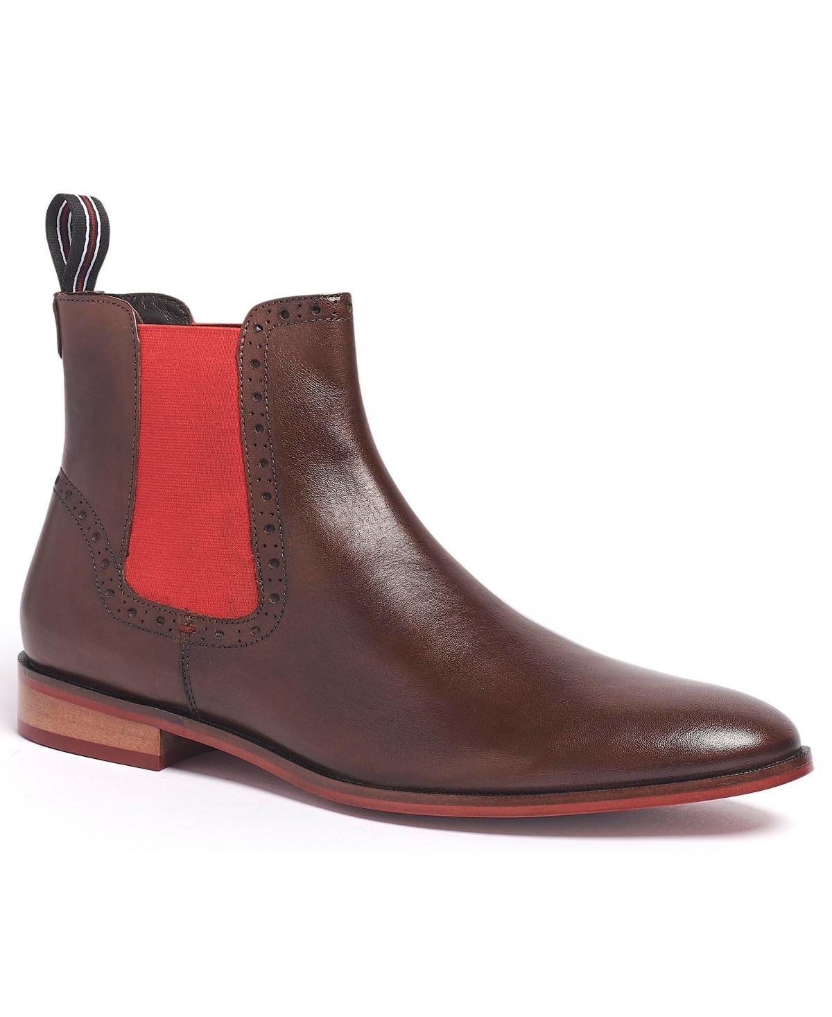 Carlos by Carlos Santana Mantra Chelsea Boot (Cognac Calfskin Leather) Men's Shoes Product Image