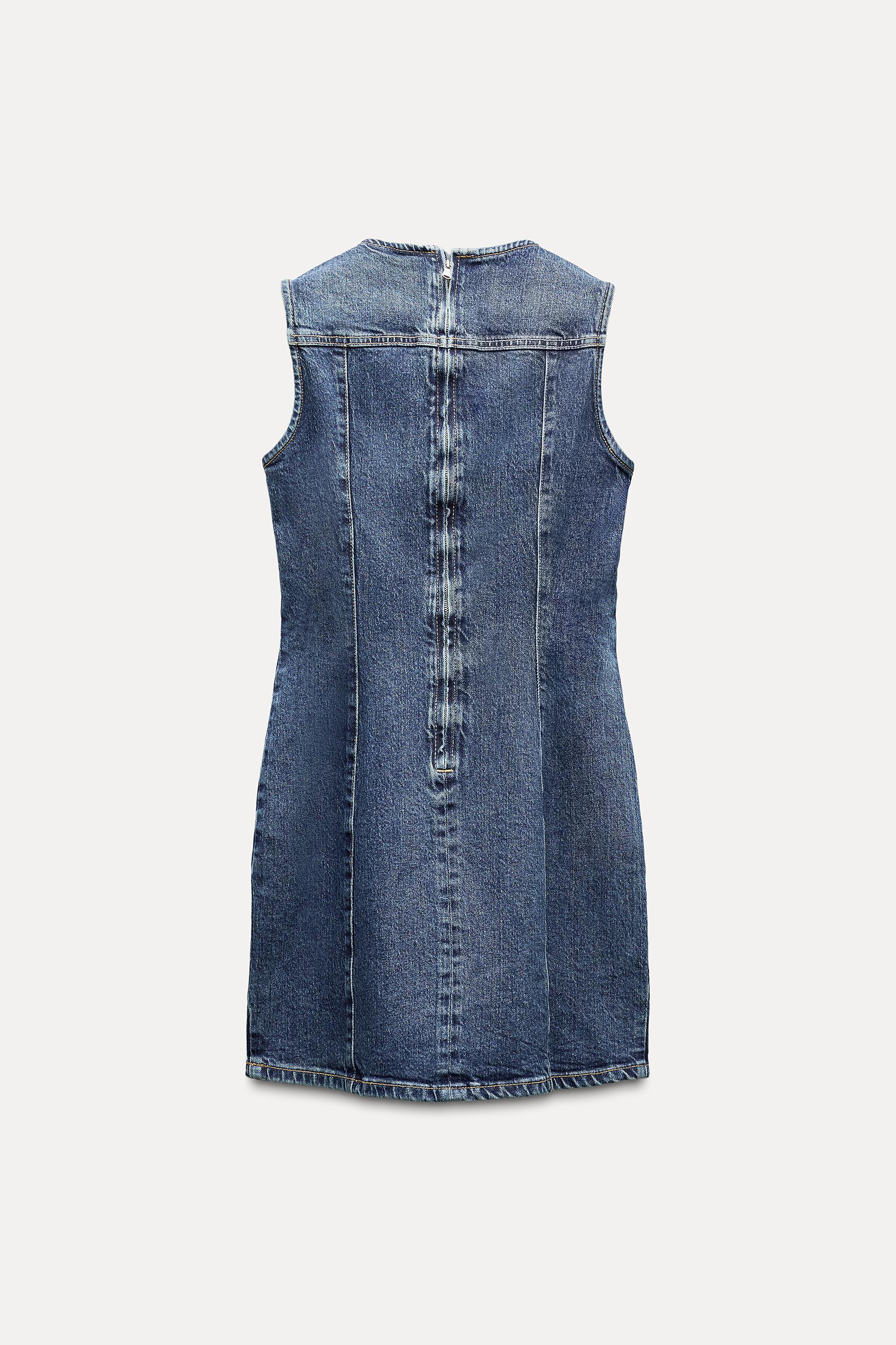 DENIM TRF DRESS Product Image