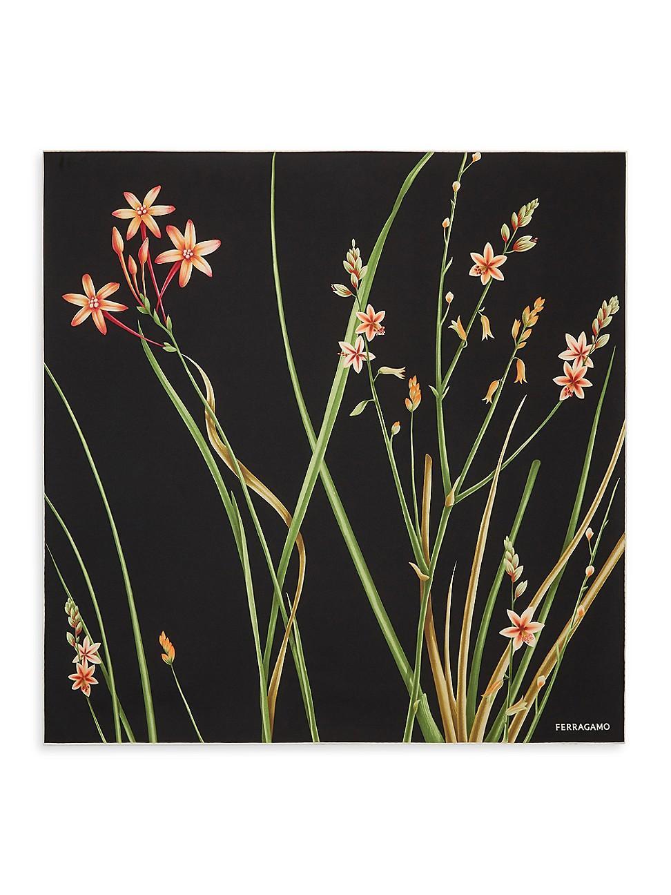 Floral Stems Silk Scarf product image