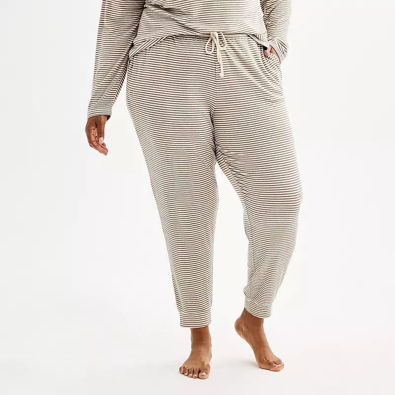 Plus Size Sonoma Goods For Life Cuffed Sleep Pants, Womens product image