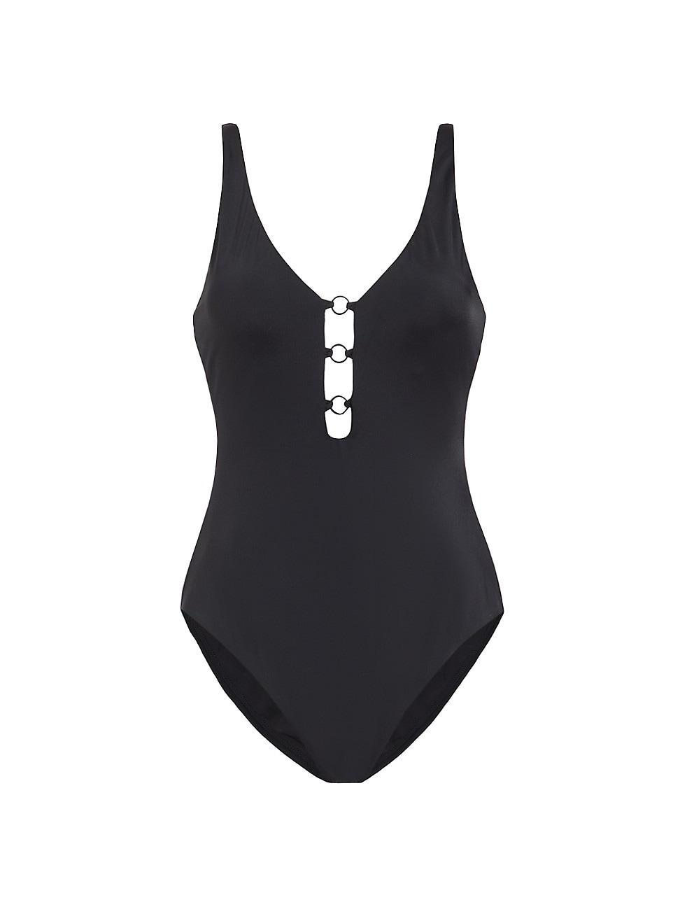 Womens Romana O-Ring One-Piece Swimsuit Product Image